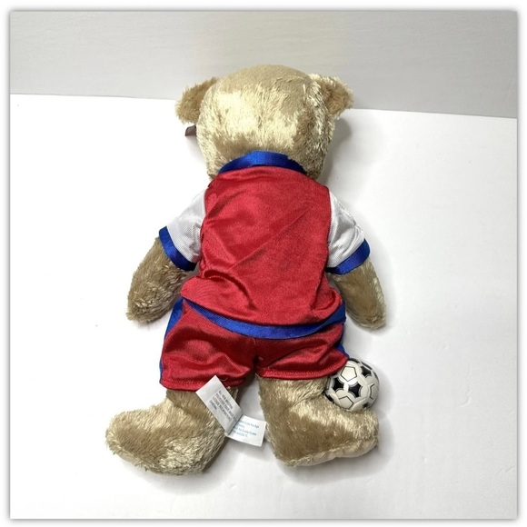 New 2007 Peek A Boo MLS FC Dallas 96 Soccer Plush Stuffed Bear Toy Tag Attached - Picture 6 of 7